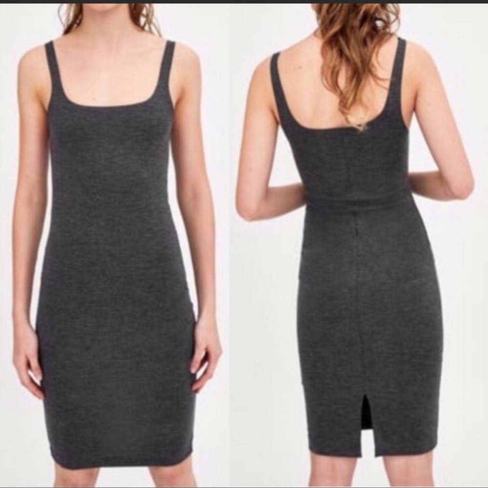 Zara Trafaluc ribbed Bodycon Tank Dress